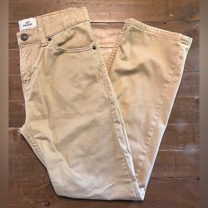 Levi’s Boys 514 Straight Flat Front Khaki Pants 14R Stretch Adjustable Waist